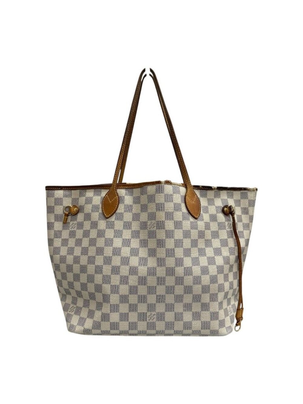 Louis Vuitton White Gold Tote Bag